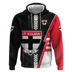 Personalized St Kilda Saints Hoodie Modern Geometric Sports Graphic Style