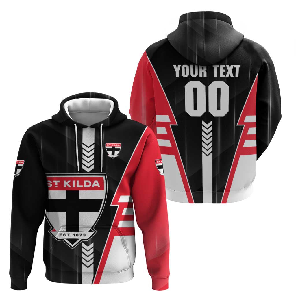 Personalized St Kilda Saints Hoodie Modern Geometric Sports Graphic Style