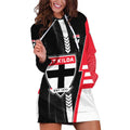 Personalized St Kilda Saints Hoodie Dress Modern Geometric Sports Graphic Style