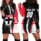 Personalized St Kilda Saints Hoodie Dress Modern Geometric Sports Graphic Style