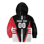 Personalized St Kilda Saints Kid Hoodie Modern Geometric Sports Graphic Style