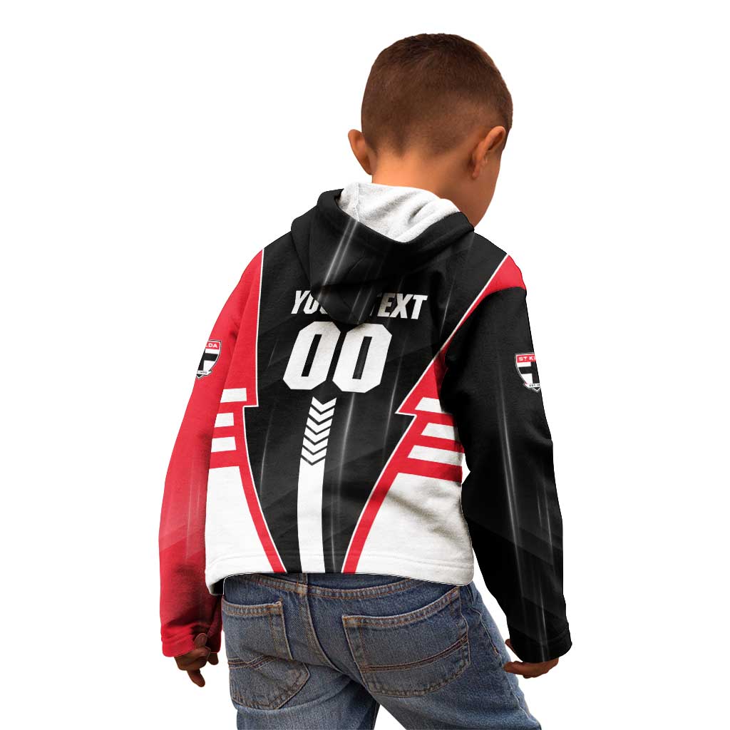 Personalized St Kilda Saints Kid Hoodie Modern Geometric Sports Graphic Style
