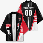 Personalized St Kilda Saints Kimono Modern Geometric Sports Graphic Style