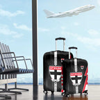 St Kilda Saints Luggage Cover Modern Geometric Sports Graphic Style
