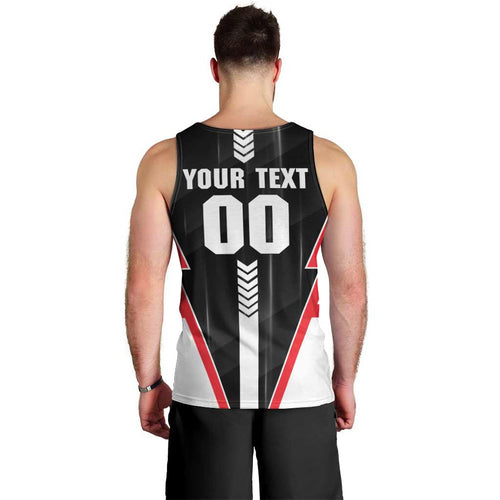Personalized St Kilda Saints Men Tank Top Modern Geometric Sports Graphic Style