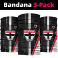 St Kilda Saints Neck Gaiter Modern Geometric Sports Graphic Style