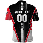 Personalized St Kilda Saints Polo Shirt Modern Geometric Sports Graphic Style