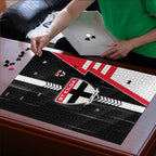 St Kilda Saints Puzzle Modern Geometric Sports Graphic Style