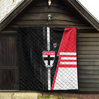 St Kilda Saints Quilt Modern Geometric Sports Graphic Style