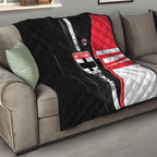 St Kilda Saints Quilt Modern Geometric Sports Graphic Style