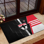 St Kilda Saints Rubber Doormat Modern Geometric Sports Graphic Style