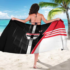 St Kilda Saints Sarong Modern Geometric Sports Graphic Style