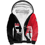 Personalized St Kilda Saints Sherpa Hoodie Modern Geometric Sports Graphic Style