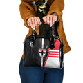 St Kilda Saints Shoulder Handbag Modern Geometric Sports Graphic Style