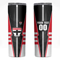 Personalized St Kilda Saints Skinny Tumbler Modern Geometric Sports Graphic Style