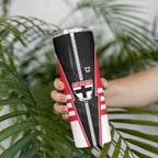 Personalized St Kilda Saints Skinny Tumbler Modern Geometric Sports Graphic Style