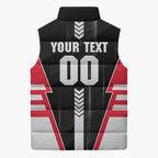 Personalized St Kilda Saints Sleeveless Puffer Jacket Modern Geometric Sports Graphic Style
