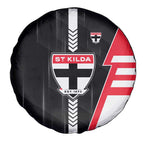 St Kilda Saints Spare Tire Cover Modern Geometric Sports Graphic Style