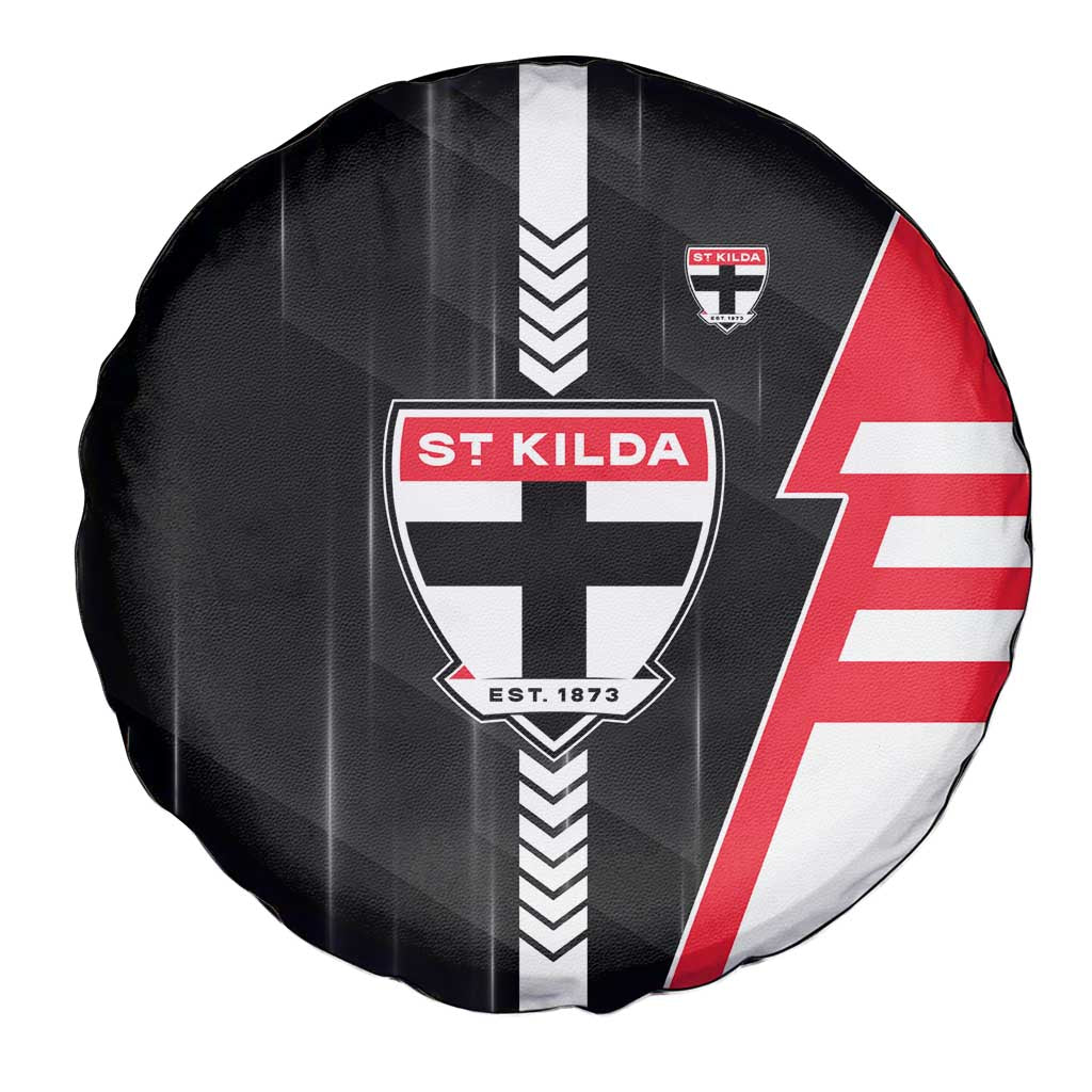 St Kilda Saints Spare Tire Cover Modern Geometric Sports Graphic Style