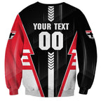 Personalized St Kilda Saints Sweatshirt Modern Geometric Sports Graphic Style