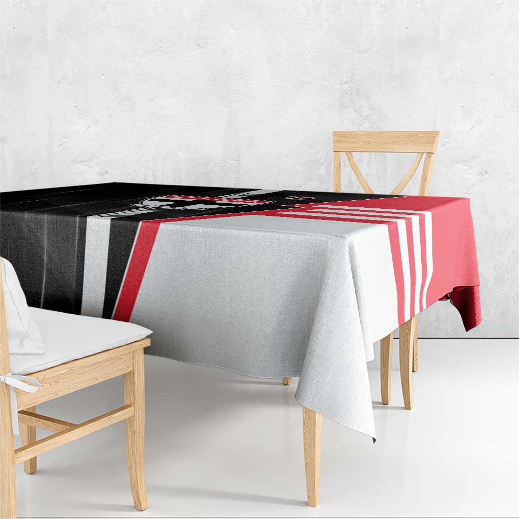 St Kilda Saints Tablecloth Modern Geometric Sports Graphic Style