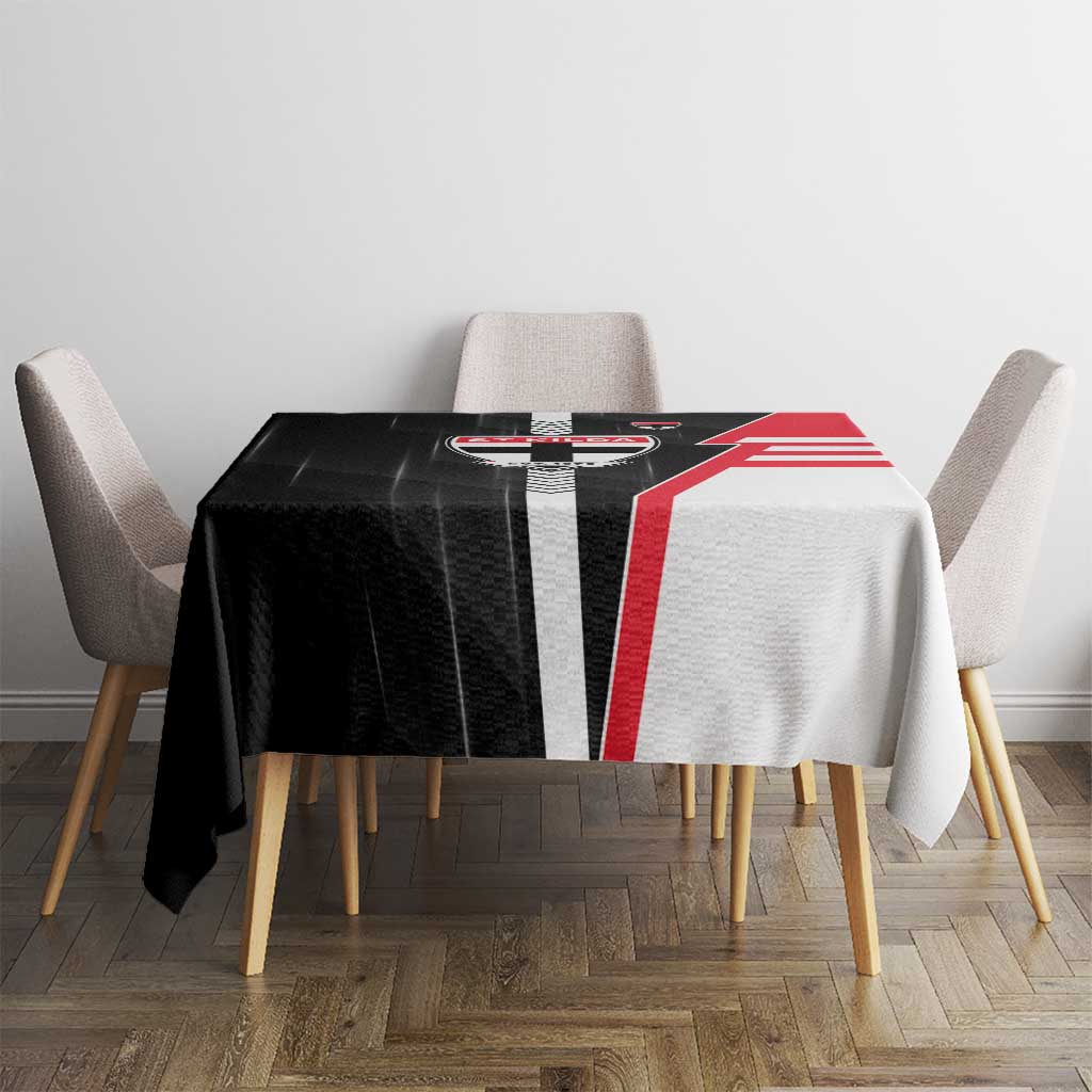 St Kilda Saints Tablecloth Modern Geometric Sports Graphic Style