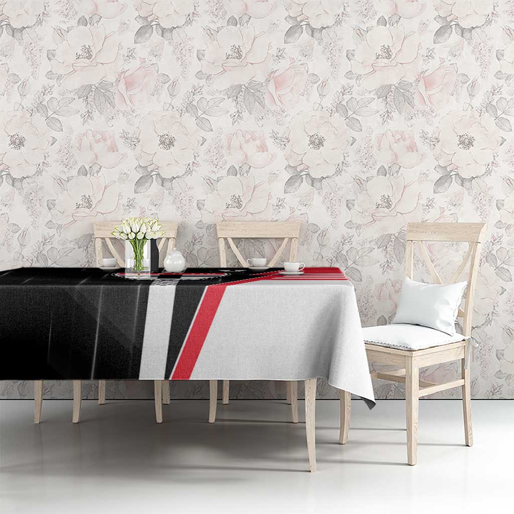 St Kilda Saints Tablecloth Modern Geometric Sports Graphic Style