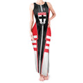 Personalized St Kilda Saints Tank Maxi Dress Modern Geometric Sports Graphic Style