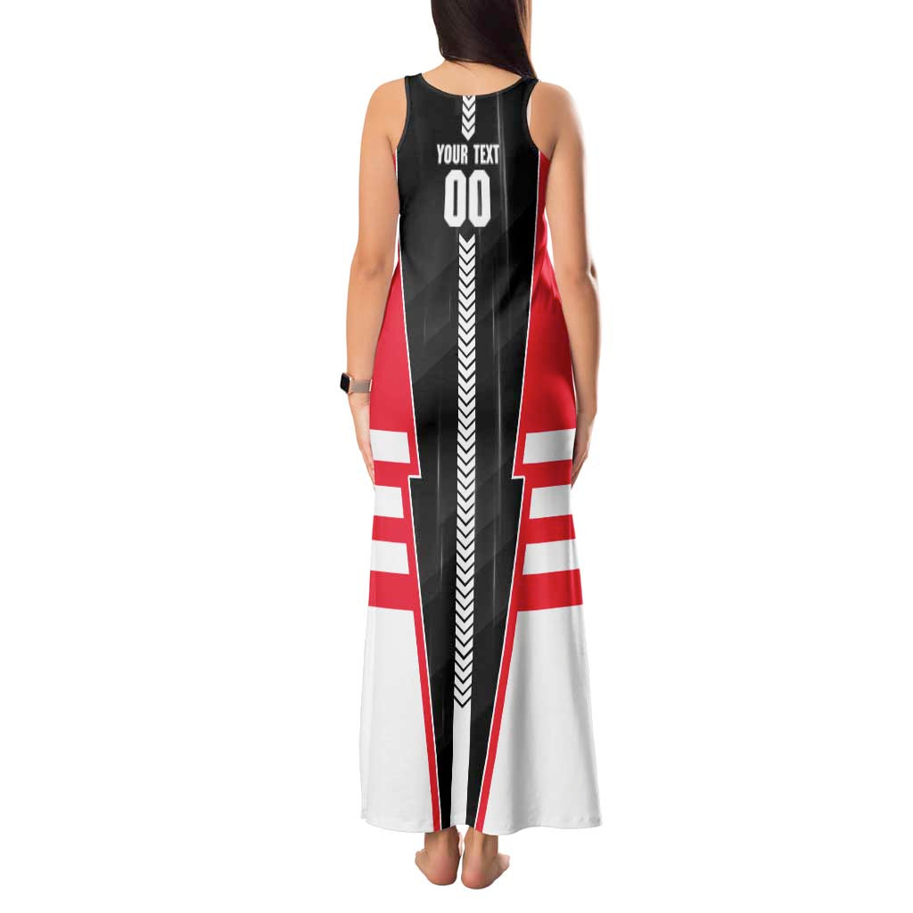 Personalized St Kilda Saints Tank Maxi Dress Modern Geometric Sports Graphic Style