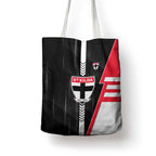 St Kilda Saints Tote Bag Modern Geometric Sports Graphic Style