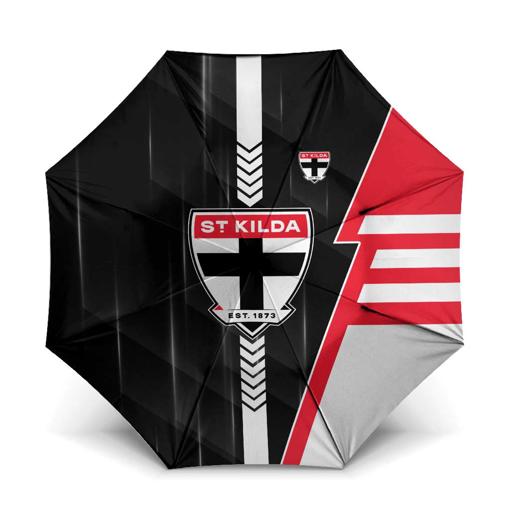 St Kilda Saints Umbrella Modern Geometric Sports Graphic Style