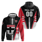 Personalized St Kilda Saints Zip Hoodie Modern Geometric Sports Graphic Style
