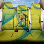 Personalised Hockeyroos Kangaroo Field Hockey Back Car Seat Cover Dynamic Australia Green Gold Athlete Mascot Design