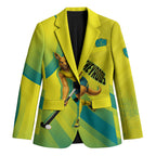 Personalised Hockeyroos Kangaroo Field Hockey Blazer Dynamic Australia Green Gold Athlete Mascot Design