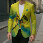 Personalised Hockeyroos Kangaroo Field Hockey Blazer Dynamic Australia Green Gold Athlete Mascot Design