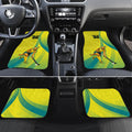 Personalised Hockeyroos Kangaroo Field Hockey Car Mats Dynamic Australia Green Gold Athlete Mascot Design
