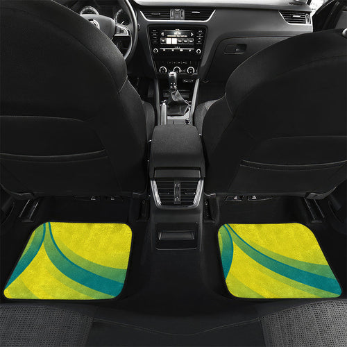 Personalised Hockeyroos Kangaroo Field Hockey Car Mats Dynamic Australia Green Gold Athlete Mascot Design