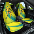 Personalised Hockeyroos Kangaroo Field Hockey Car Seat Cover Dynamic Australia Green Gold Athlete Mascot Design