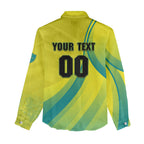 Personalised Hockeyroos Kangaroo Field Hockey Women Casual Shirt Dynamic Australia Green Gold Athlete Mascot Design