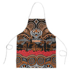 ANZAC Day Wests Tigers Apron Military Memorial Aboriginal Indigenous Art