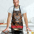 ANZAC Day Wests Tigers Apron Military Memorial Aboriginal Indigenous Art