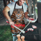ANZAC Day Wests Tigers Apron Military Memorial Aboriginal Indigenous Art