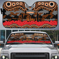 ANZAC Day Wests Tigers Auto Sun Shade Military Memorial Aboriginal Indigenous Art