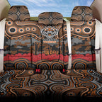ANZAC Day Wests Tigers Back Car Seat Cover Military Memorial Aboriginal Indigenous Art