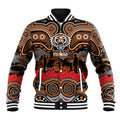 ANZAC Day Wests Tigers Baseball Jacket Military Memorial Aboriginal Indigenous Art