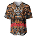 ANZAC Day Wests Tigers Baseball Jersey Military Memorial Aboriginal Indigenous Art