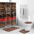 ANZAC Day Wests Tigers Bathroom Set Military Memorial Aboriginal Indigenous Art