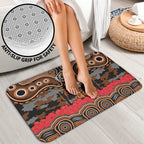 ANZAC Day Wests Tigers Bathroom Set Military Memorial Aboriginal Indigenous Art