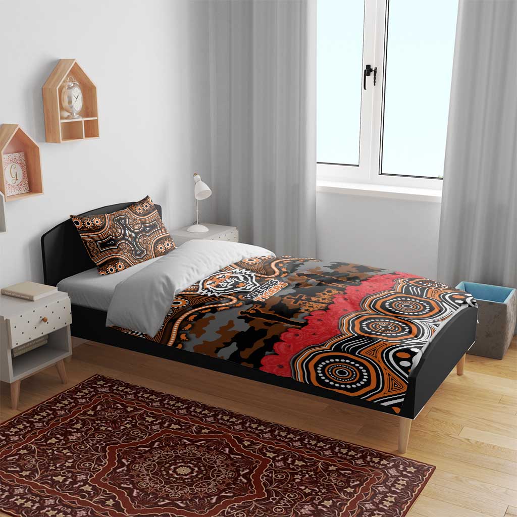 ANZAC Day Wests Tigers Bedding Set Military Memorial Aboriginal Indigenous Art