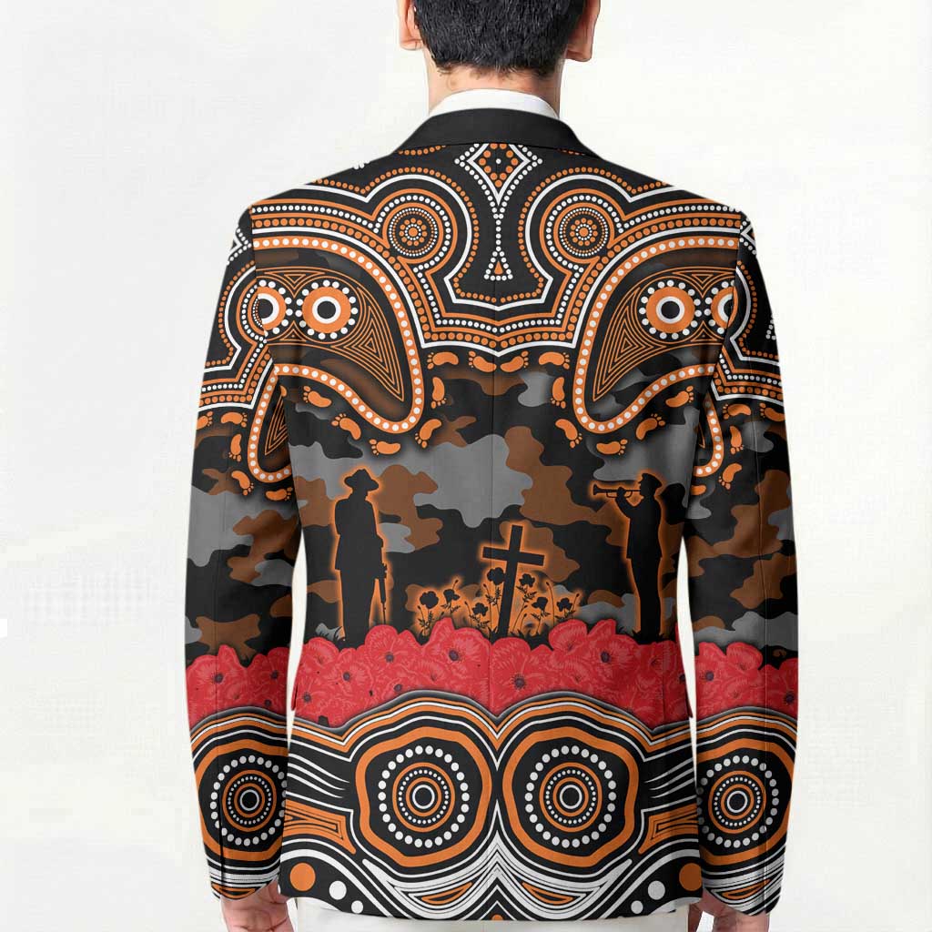 ANZAC Day Wests Tigers Blazer Military Memorial Aboriginal Indigenous Art